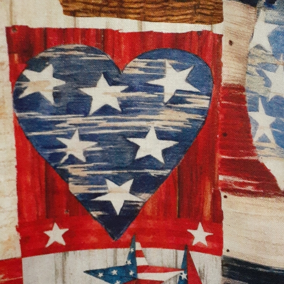 (2) Patriotic Home of the Brave Accent Pillows - Picture 5 of 5